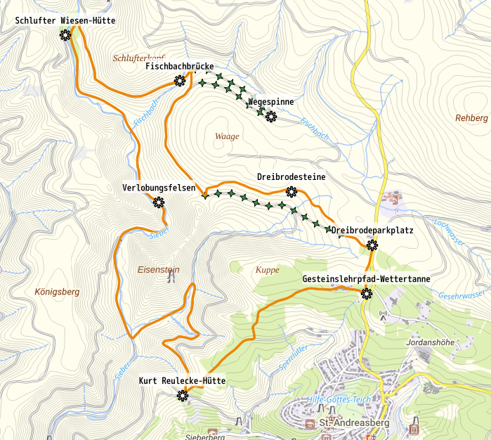 Rundwanderweg durch das Siebertal