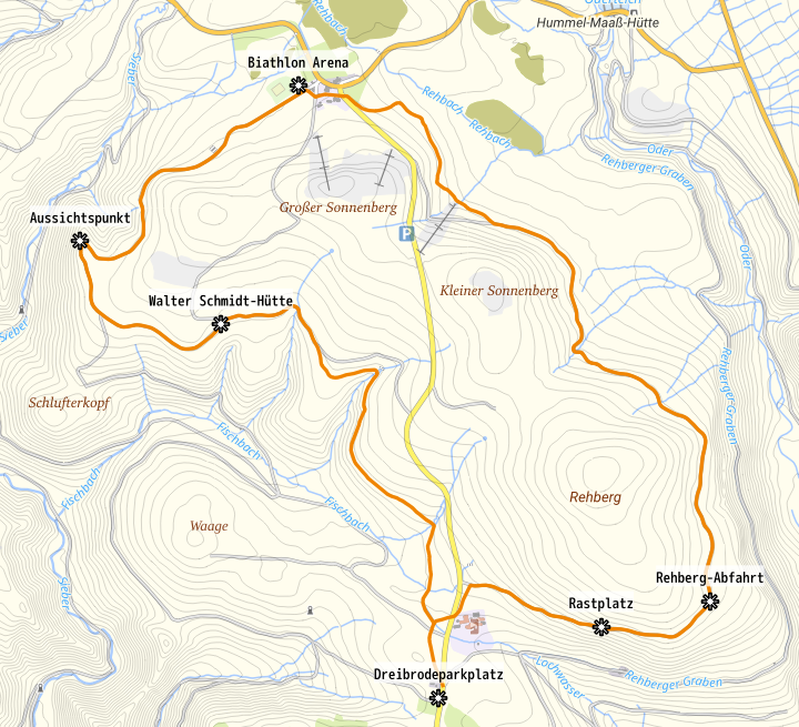 Rundwanderweg Sonnenberge und Rehberg
